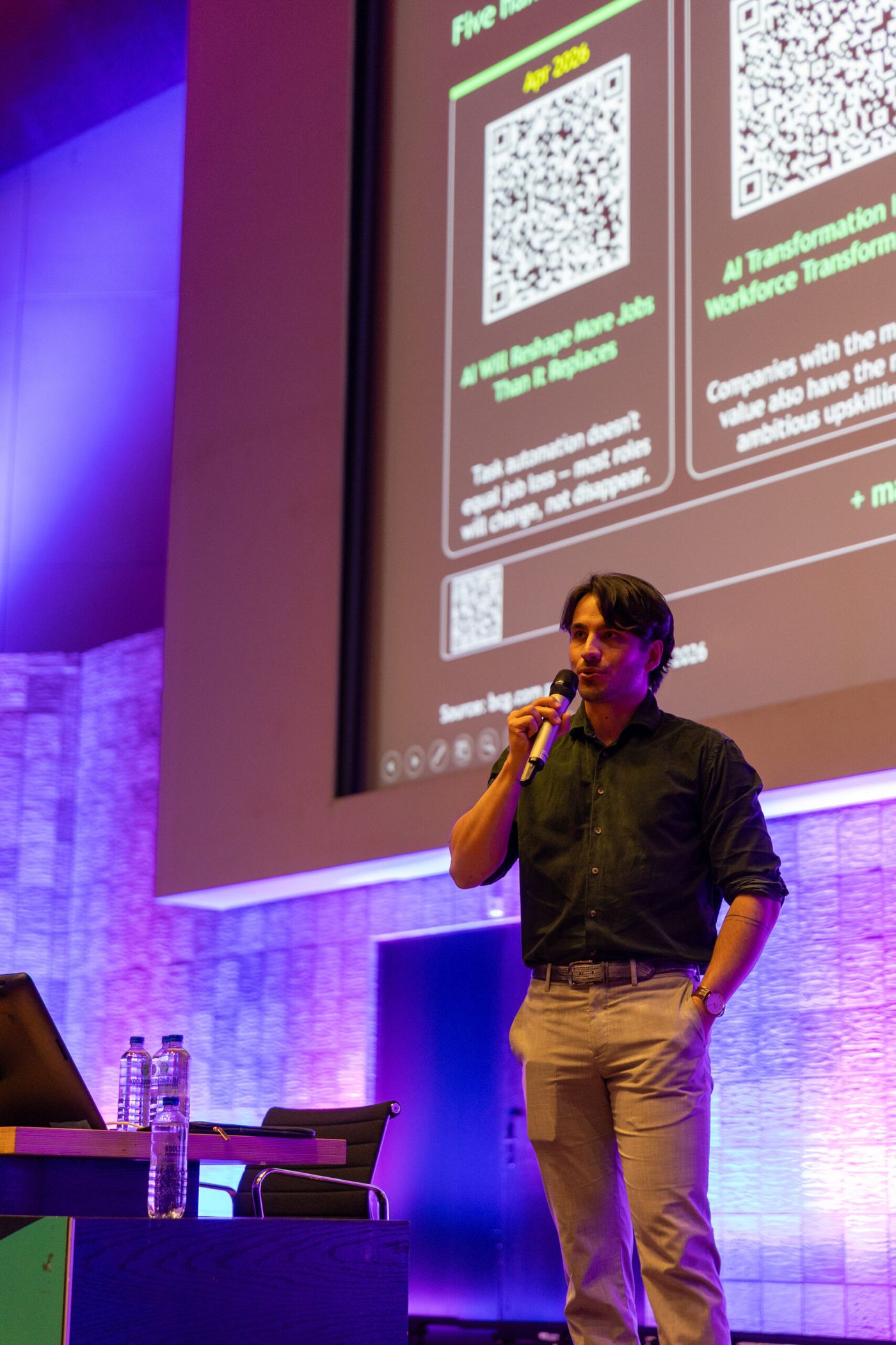 A speaker addressing participants during EurHackNL 2026